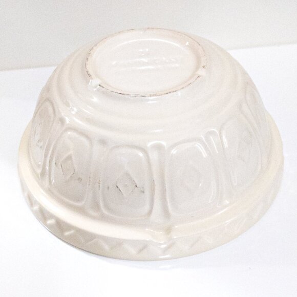 MASON CASH Cream Cane Mixing Bowl 24cm Wide Classic Kitchen Earthenware British - Picture 2 of 4